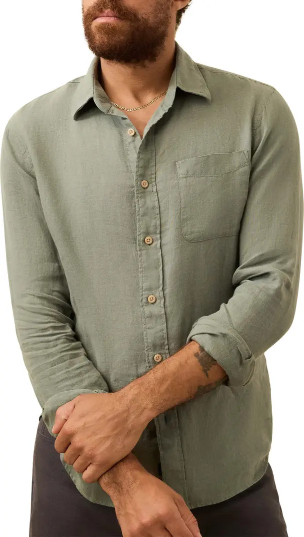 Laguna Linen Button-Up Shirt | Nordstrom