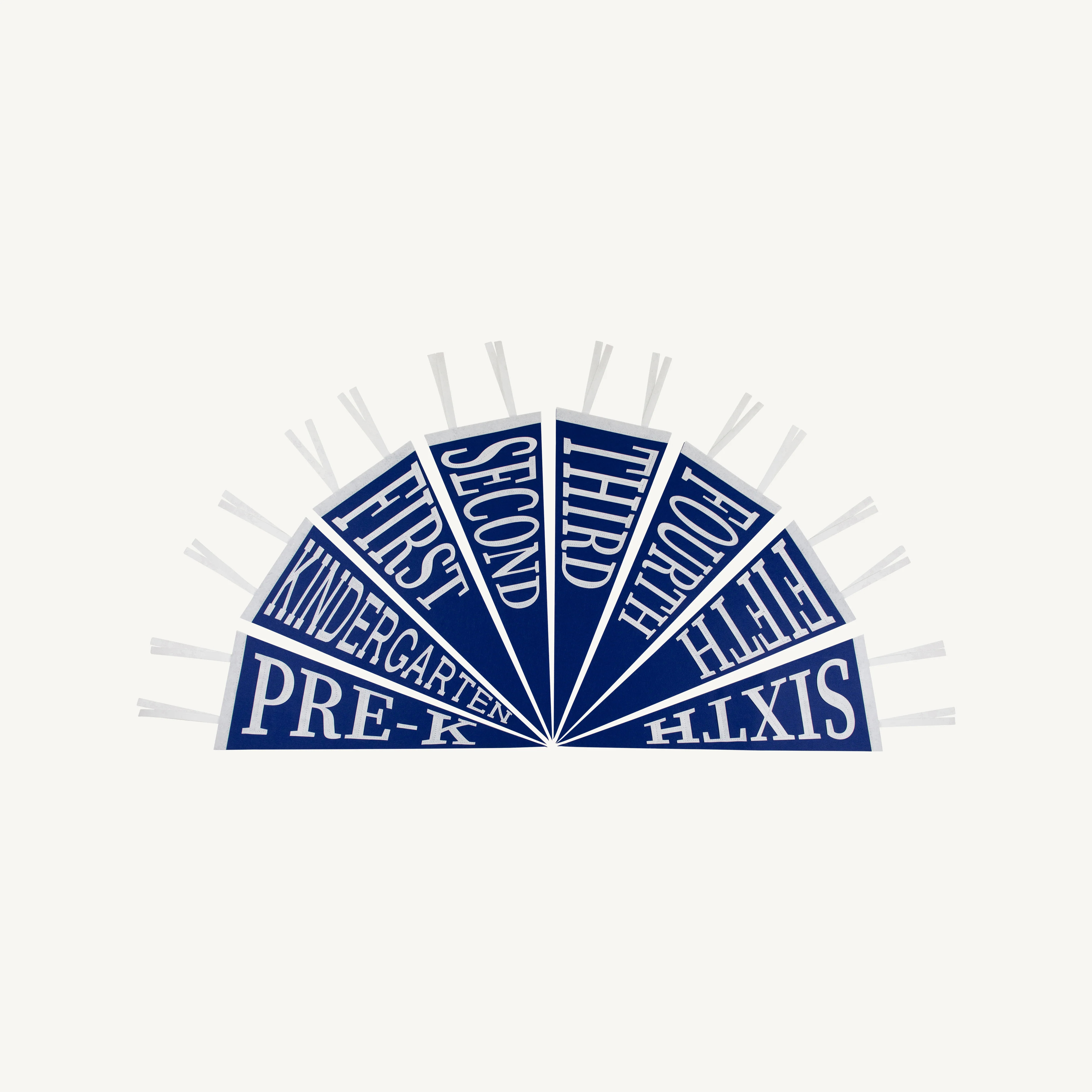 Back to School Pennants - Rockefeller Royal | The Beaufort Bonnet Company