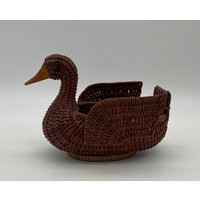 Woven Duck Basket/Vintage Country, Farmhouse, Boho Basket | Etsy (US)