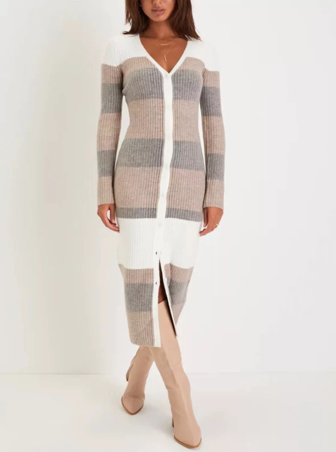 Comfy Darling Ivory Striped … curated on LTK