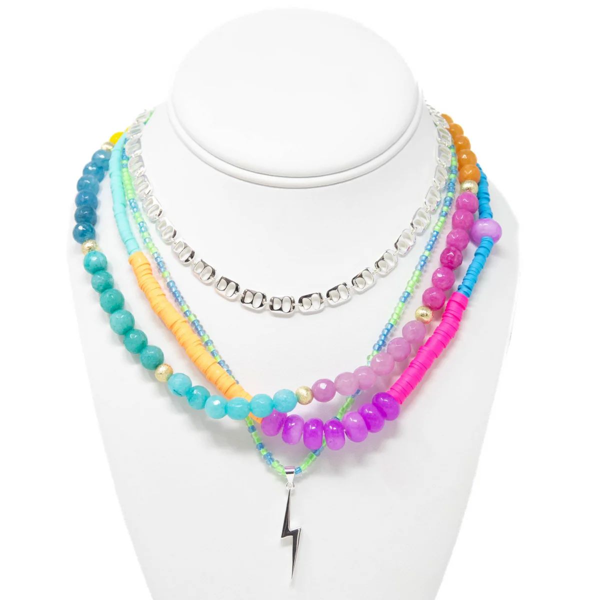 It's Electric Necklace Stack | Allie + Bess