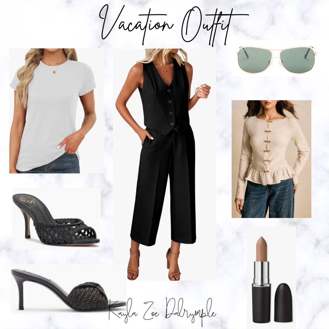 Outfit Ideas 
Amazon 
Steve Madden 
Nude Mac Lipstick 
Ray Bans 

#LTKgrwm #LTKootd #LTKmomlife