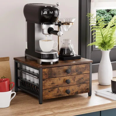 Coffee Pod Holder For Counter, 3 Tier Coffee Pod Drawer For K Cup Capsules, 60 Capacity Pods Storage Organizer Cups Capsule With Sliding Baskets For C | Wayfair North America