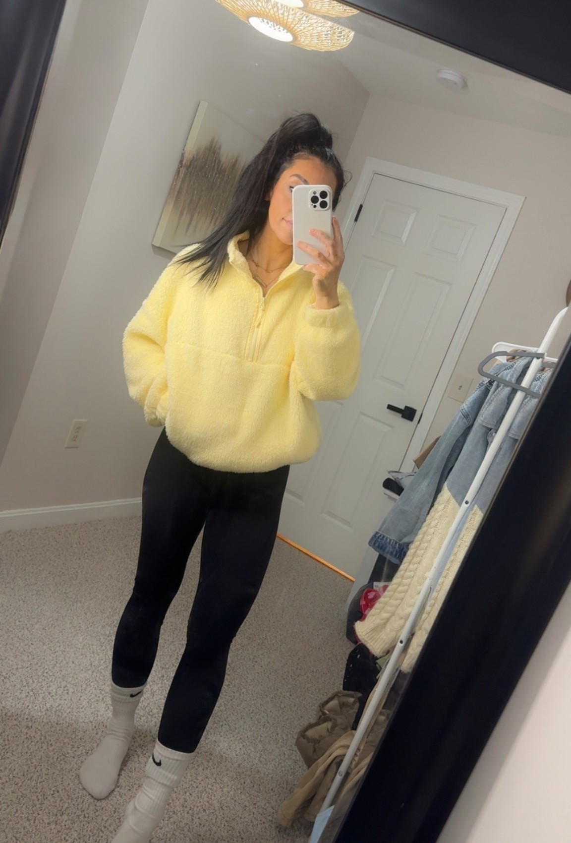 Walmart sherpas only &16! So many colors available.
 
Light yellow pullover 💛

#LTKSeasonal #LTKgrwm #LTKootd