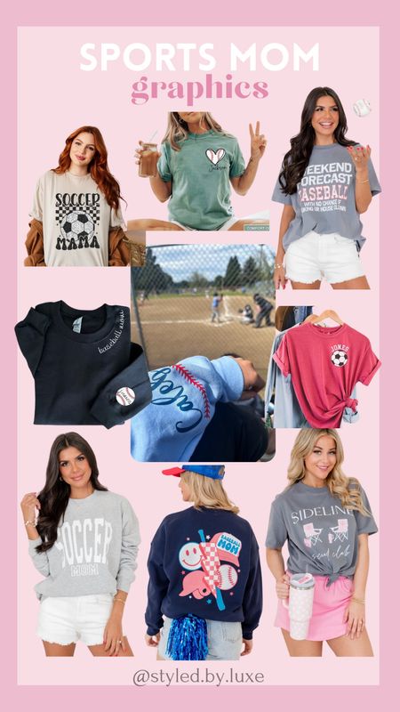 Sports mom graphics!

Graphic tees | mom outfits | sports graphic tee | baseball mom | soccer mom 

#LTKstyletip #LTKfamily #LTKSeasonal