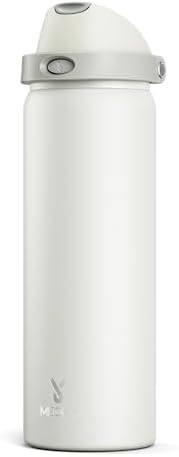 32 oz Insulated Water Bottle with Straw: Meoky Stainless Steel Metal Water Bottle with 2-in-1 Lid... | Amazon (US)
