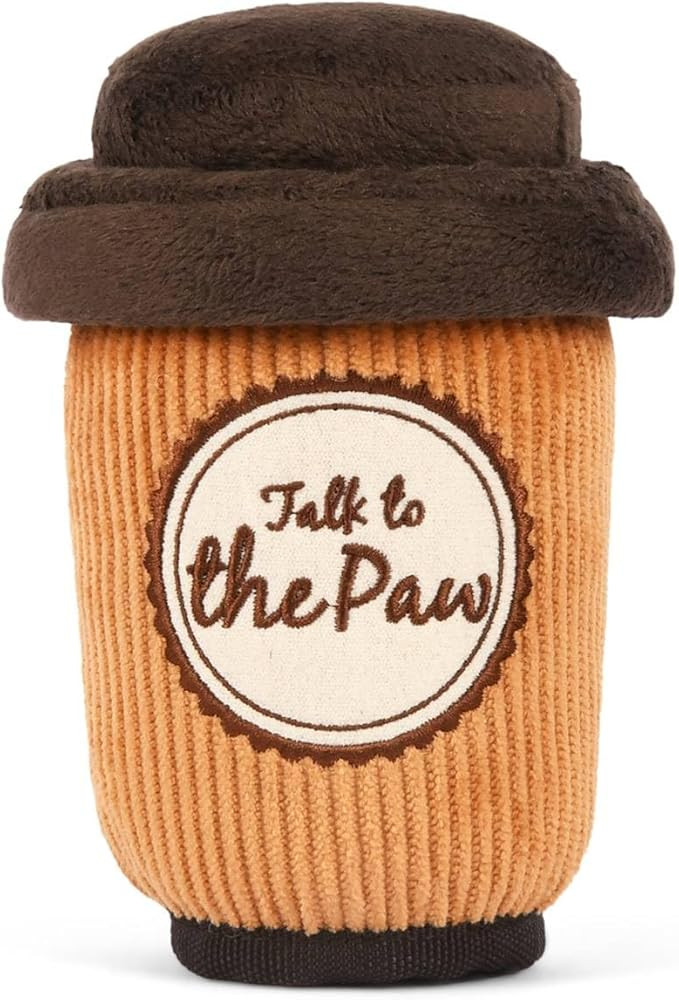 P.L.A.Y. Cute Plush Dog Toys - Coffee Shop Food Themed Durable Squeaker Chew Toy, Great for Puppi... | Amazon (US)
