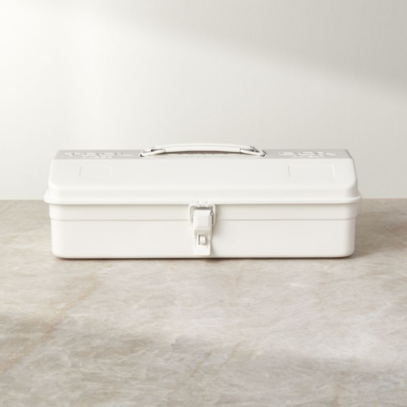 Toyo Large White Modern Toolbox + Reviews | CB2 | CB2