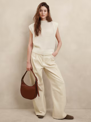 Cozy Ribbed Sweater Tank | Banana Republic Factory | Banana Republic Factory