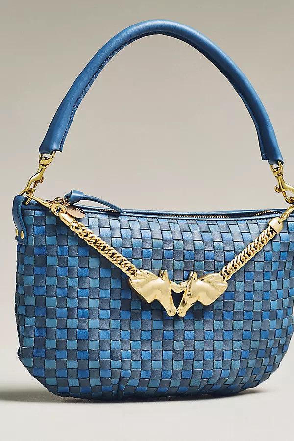 Clare V. Vintage Gold Le Cheval Top-Handle Bag Strap | Anthropologie (US)