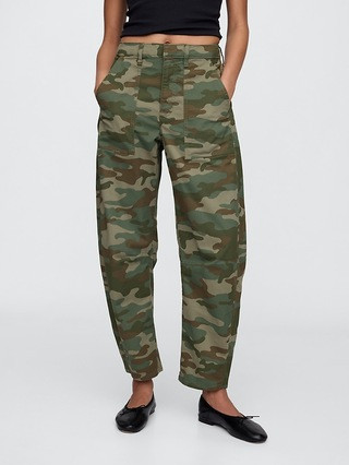 High Rise Barrel Khakis | Gap Factory