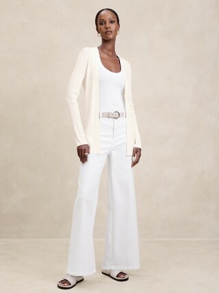 Ribbed Cardigan Sweater | Banana Republic Factory