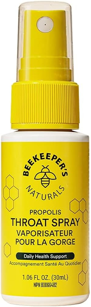 BEEKEEPER'S NATURALS Propolis Throat Spray - 85mg Bee Propolis Extract - Natural Immune Support, ... | Amazon (CA)