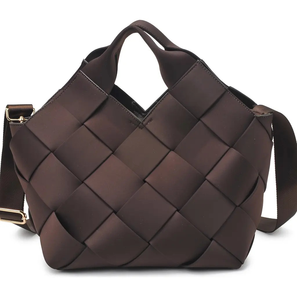 Sol and Selene Resilience - Woven Neoprene Bag in Chocolate at Nordstrom | Nordstrom