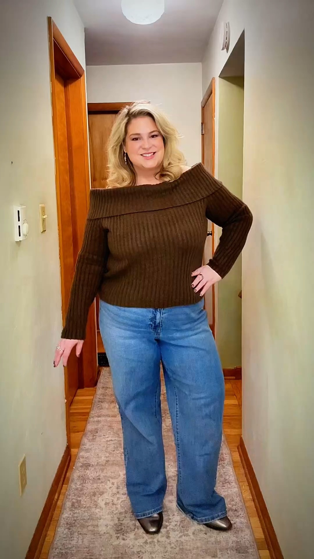 Cute off the shoulder date night look! 

#LTKmomlife #LTKBeauty #LTKPlusSize