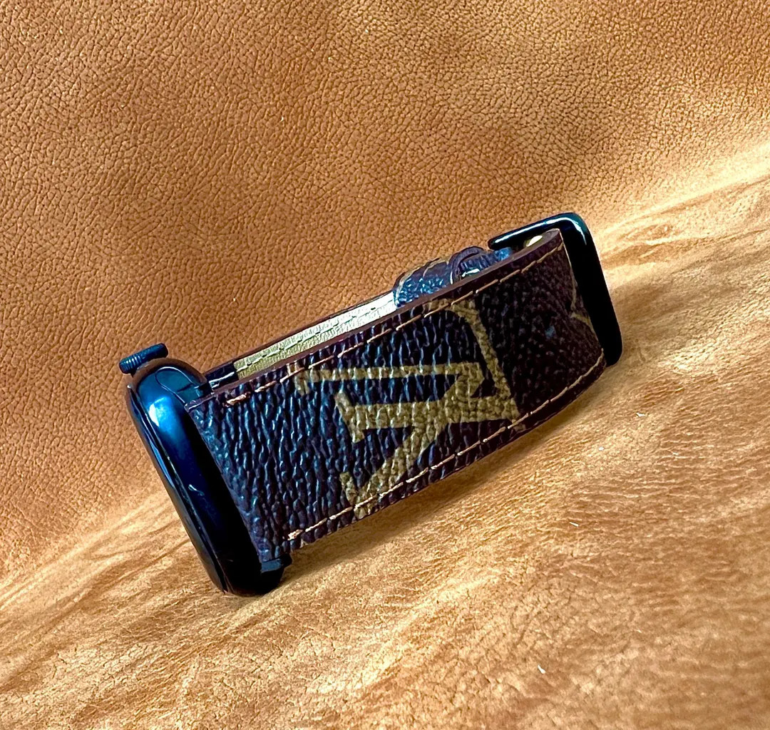 Perfectly Lux Design Leather Apple Watchband, Apple Watch Series 1,2,3,4,5,6,7,8,9,10 and SE 38-4... | Etsy (US)