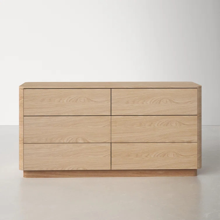 Mille 6 Drawer 60" W Double Dresser | Wayfair North America