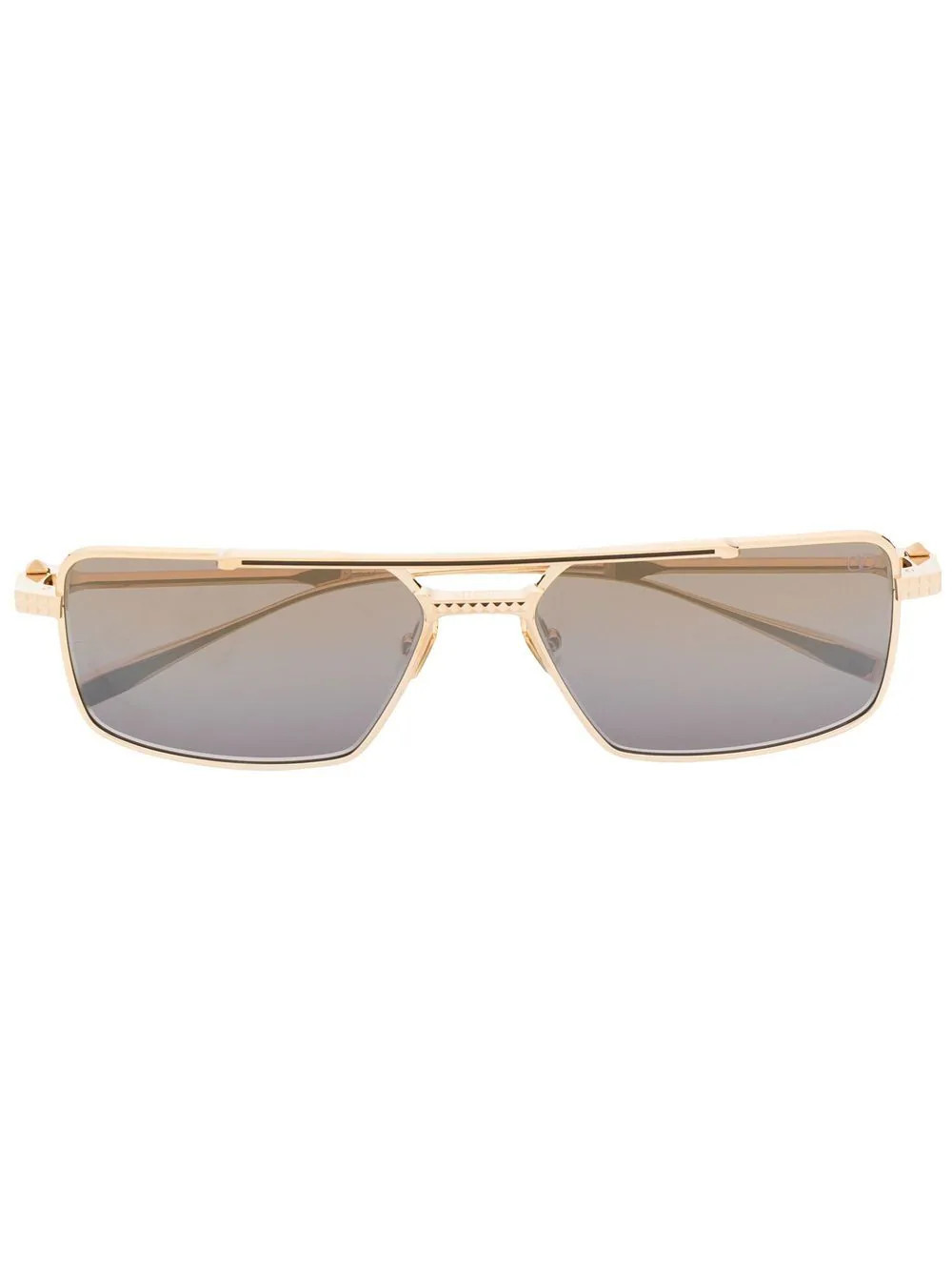 VALENTINO GARAVANI EYEWEAR Rockstud pilot-frame sunglasses - Gold | Farfetch Global
