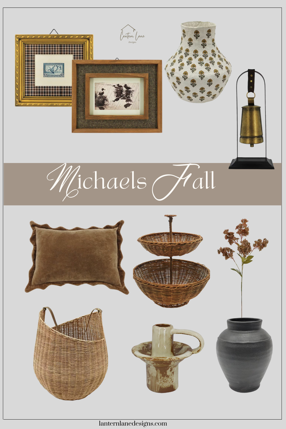 Looking for beautiful Michaels fall decor without spending a fortune? 🍂 These cozy, neutral finds include vintage-inspired wall art, textured vases, woven baskets, ruffle pillows, wicker trays, dried stems, and timeless accents that will instantly warm up your home. Whether you're decorating for early fall or creating a cozy cottage look, these affordable pieces make it easy to achieve a high-end style on a budget. 

 #LTKHome #LTKSaleAlert