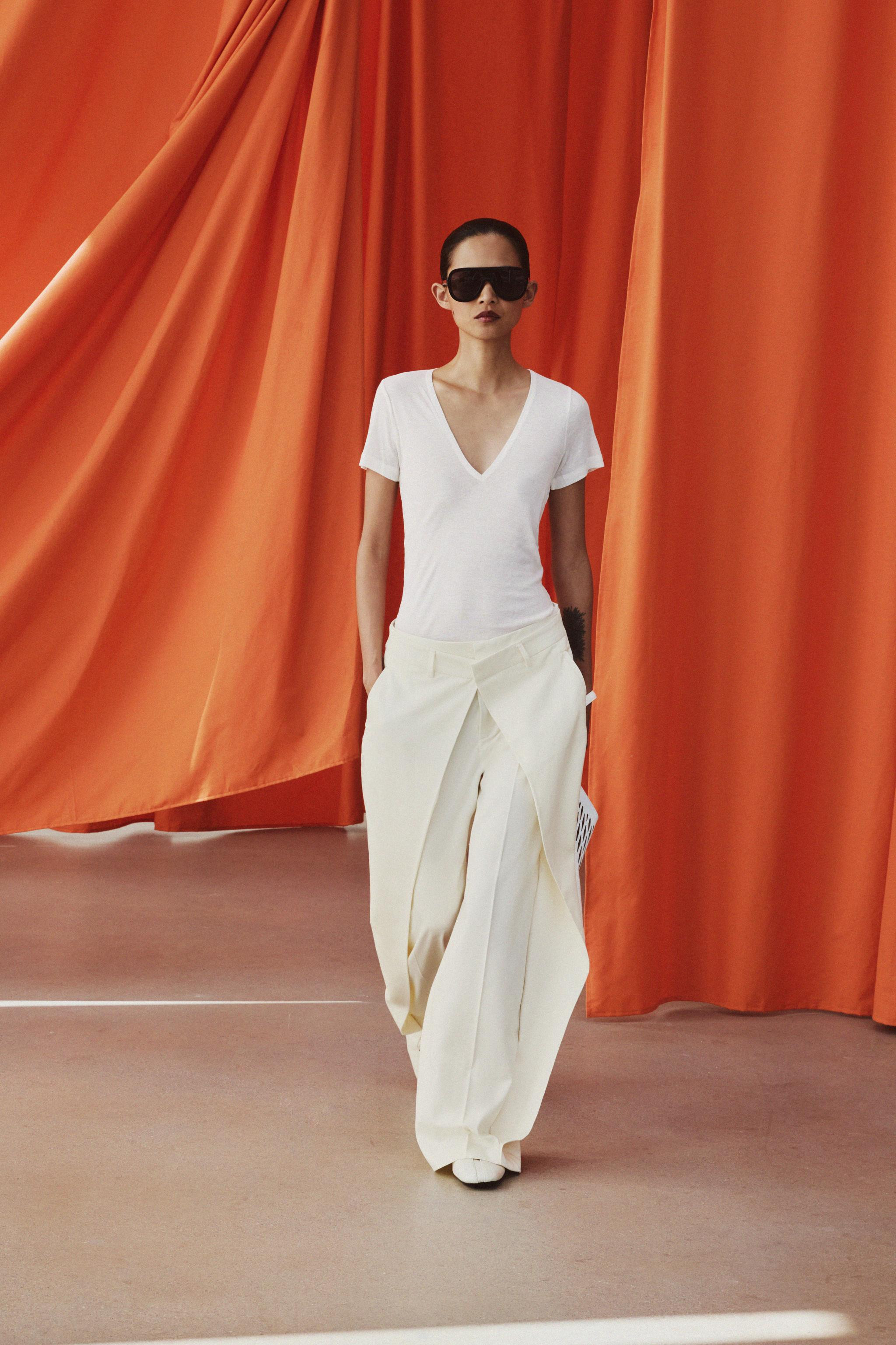 LYOCELL AND SILK T-SHIRT | Zara UK