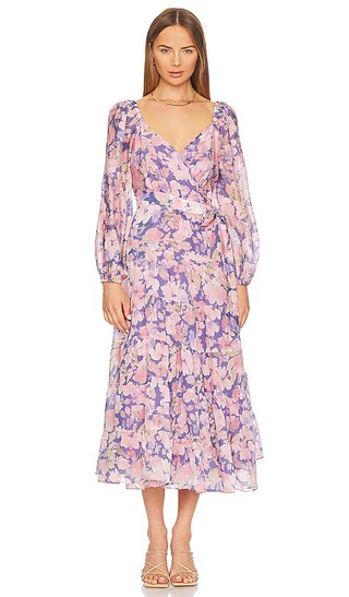 Jannika Dress in Purple & Pink Floral | Revolve Clothing (Global)