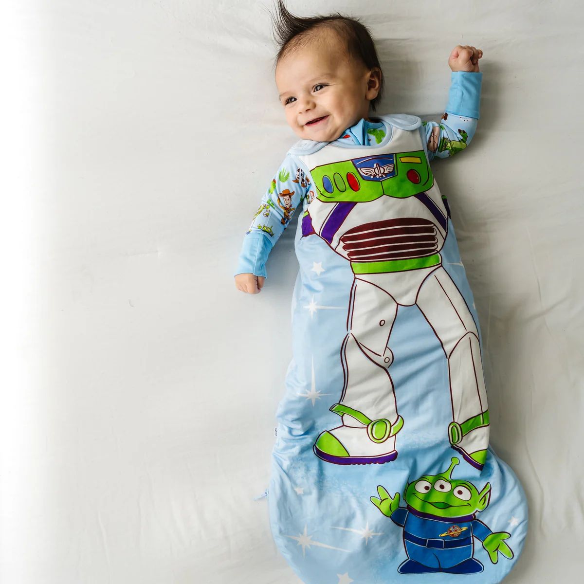 Disney and Pixar Buzz Lightyear Costume Bamboo Viscose Sleepy Bag/Wearable Blanket | Little Sleepies