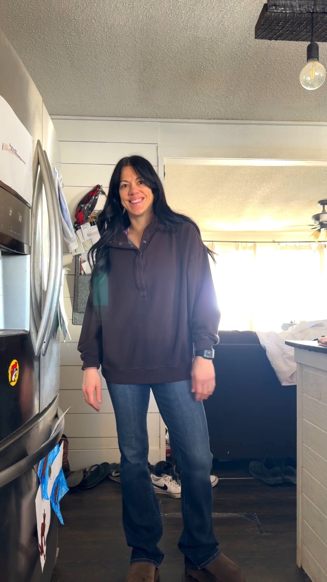 First game outfit of the day! For my lil 2nd graders. Warm, cozy and comfortable! 

Jeans-size 8
Snap sweatshirts-Small 
Shoes-9 

All TTS


#LTKmomlife #LTKootd #LTKgrwm