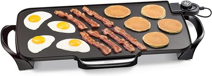 Amazon.com: Presto 07061 22-inch Electric Griddle With Removable Handles, Black, 22-inch: Home & ... | Amazon (US)