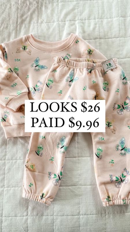 These darling $9.96 jogger sets are just as nice as the $26 Zara jogger sets. Cozy, warm, and the cutest print options!

These jogger sets run true to size!

You do NOT need to spend a lot of money to look and feel INCREDIBLE!

I’m here to help the budget conscious get the luxury lifestyle.

Spring fashion / Spring outfit  / Walmart fashion / Affordable / Budget / Baby’s Casual Outfit / Classic Style / Jogger Set / Travel Outfit / Baby Outfit / Toddler Fashion

#LTKbaby #LTKfindsunder50 #LTKbump