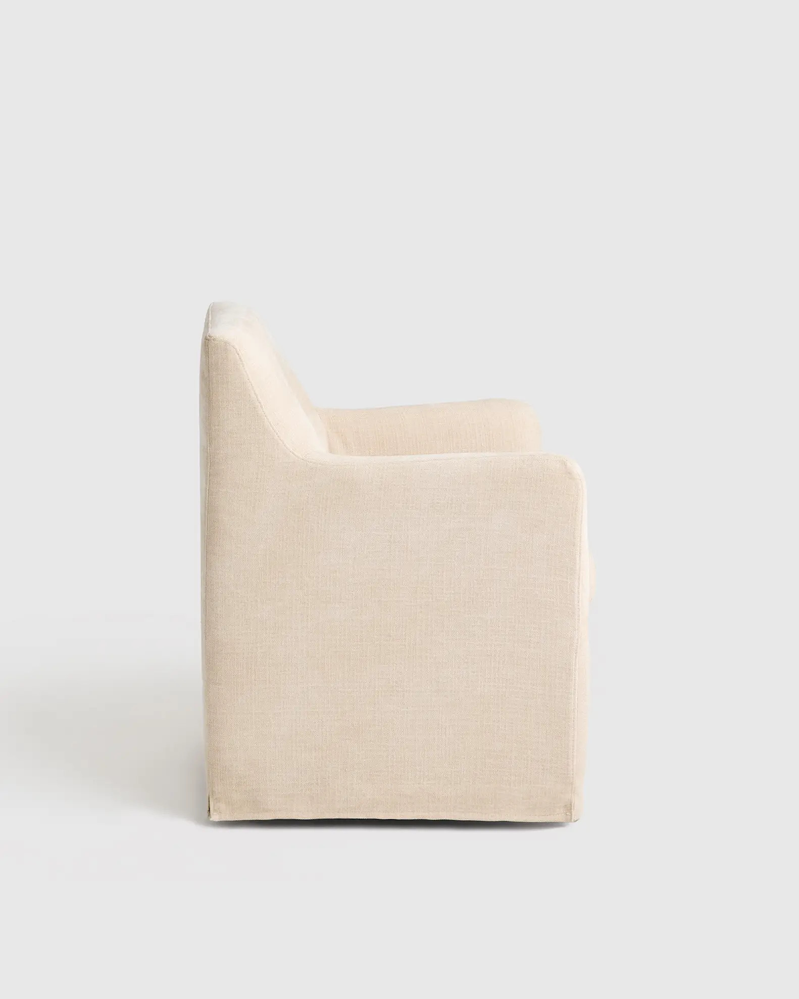 Performance Chenille Curved Back Dining Chair | Quince