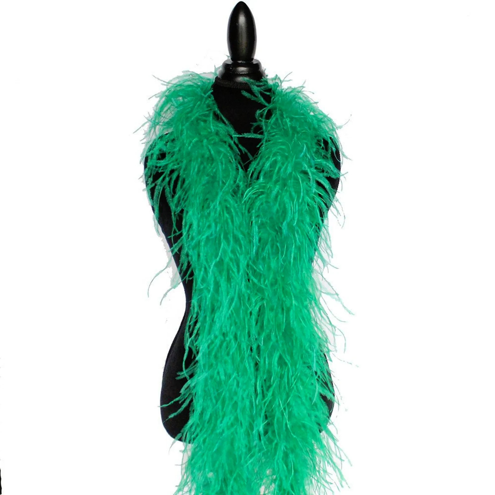 2 Ply KELLY GREEN Ostrich Feather Boa 72" Long for Halloween Costume Craft Bachelorette Theater D... | Etsy (Global)