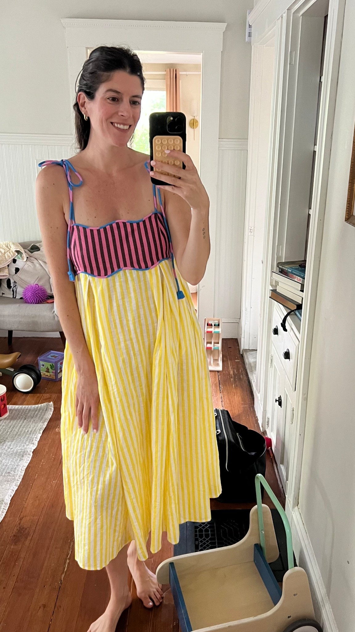 Wearing a medium, small would have been better if not 🤰🏻

#LTKSummerEdit
