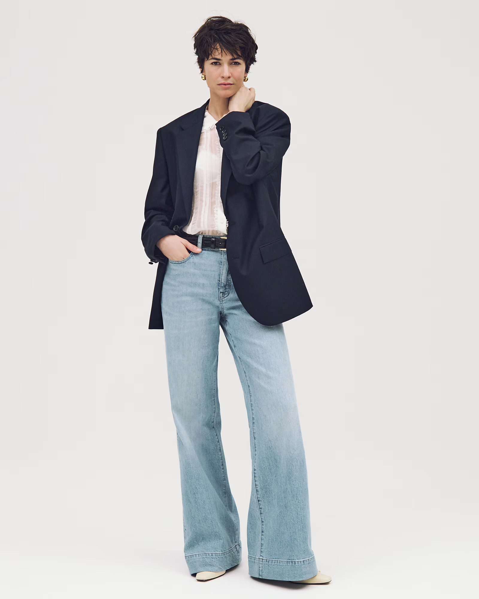 Tall new high-rise denim trouser jean | J. Crew US