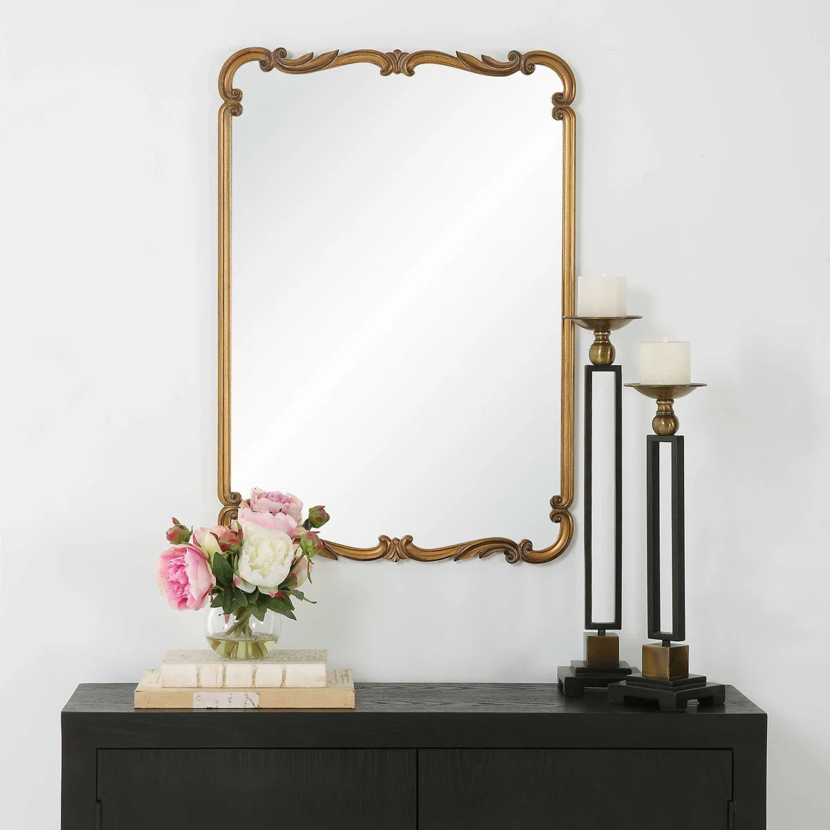 Bartram Engineered Wood Rectangle Wall Mirror | Wayfair North America