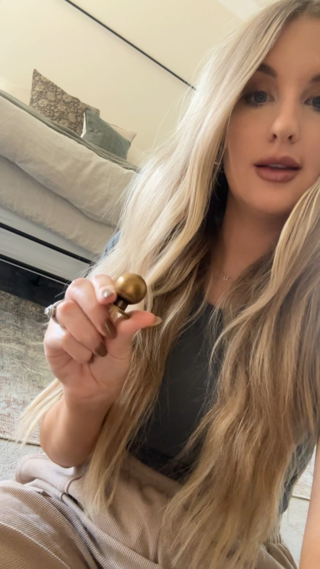 Linking both of these Amazon cabinet hardware options! Antique gold knobs or more of a brushed depending on your style! 

#LTKFindsUnder50 #LTKHome #LTKVideo