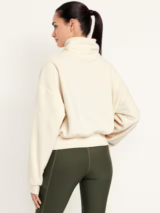 Performance Microfleece Mock Neck Sweatshirt | Old Navy (US)