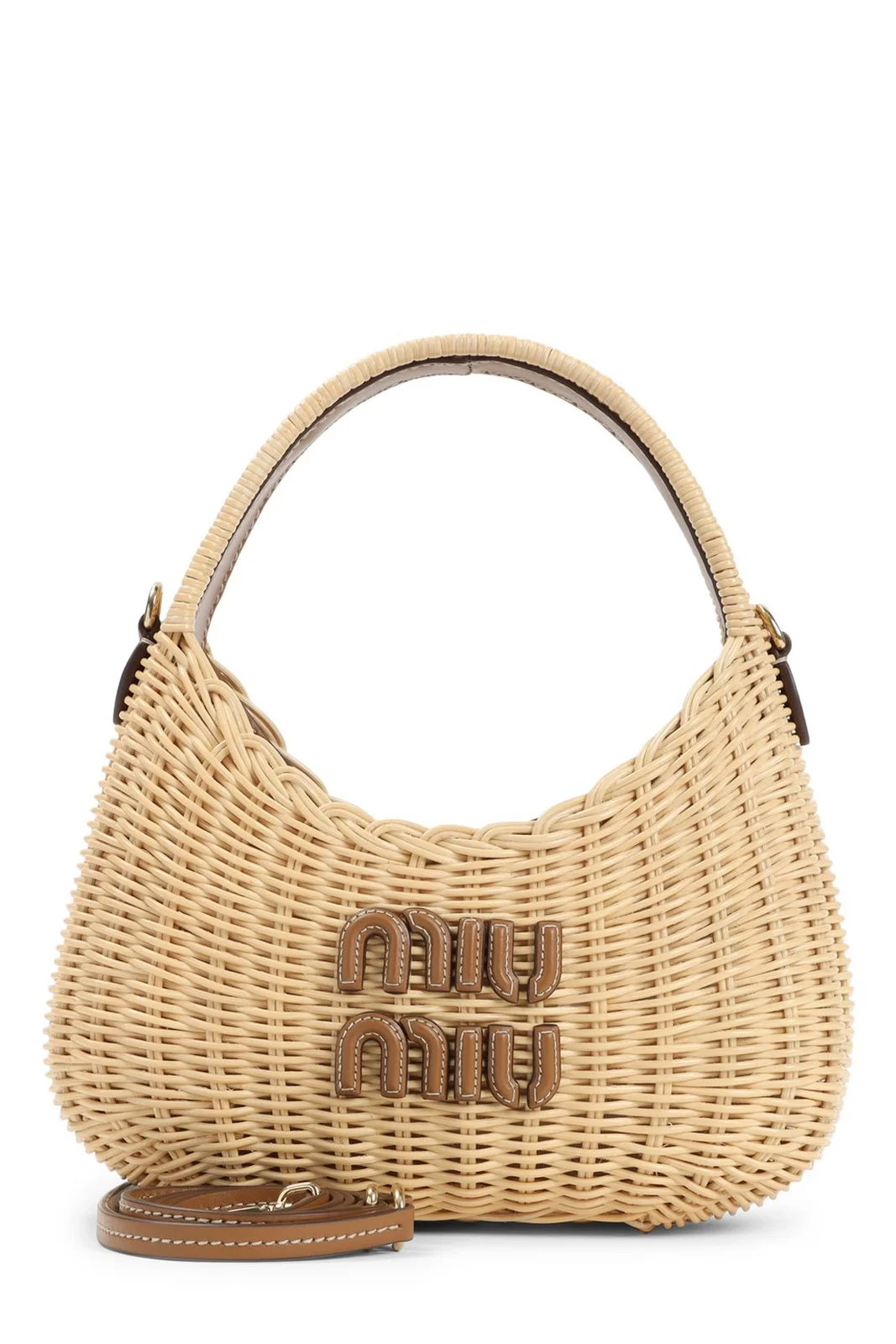 Miu Miu Woven Handbag | Cettire Global