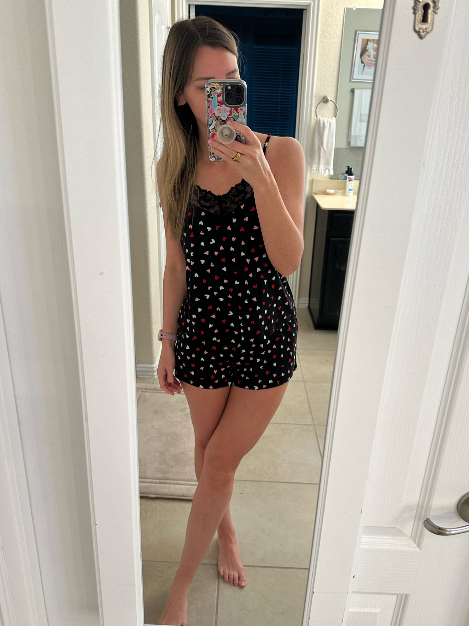 These pajamas are so comfy!! Super soft, breathable, and stretchy….and the best part is they’re only $10!! 

I’m wearing a size small, I’d say they are true to size 

Matching pajamas 
Pajama sets 
Valentines Day
Sleepover
Pajama party 
Walmart find 

#LTKFamily #LTKFindsUnder50 #LTKParties