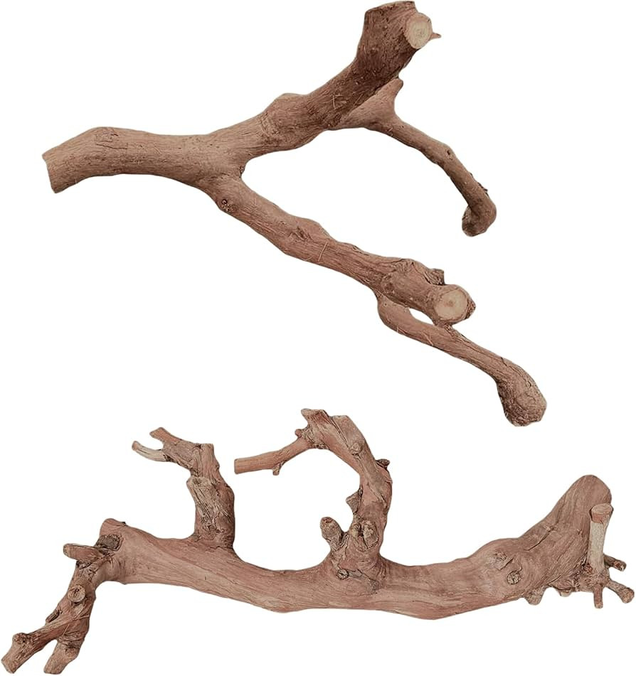BNOSDM 2PCS Reptile Wood Branches Decor Lizard Habitat Decoration Snake Climbing Branch Accessori... | Amazon (US)