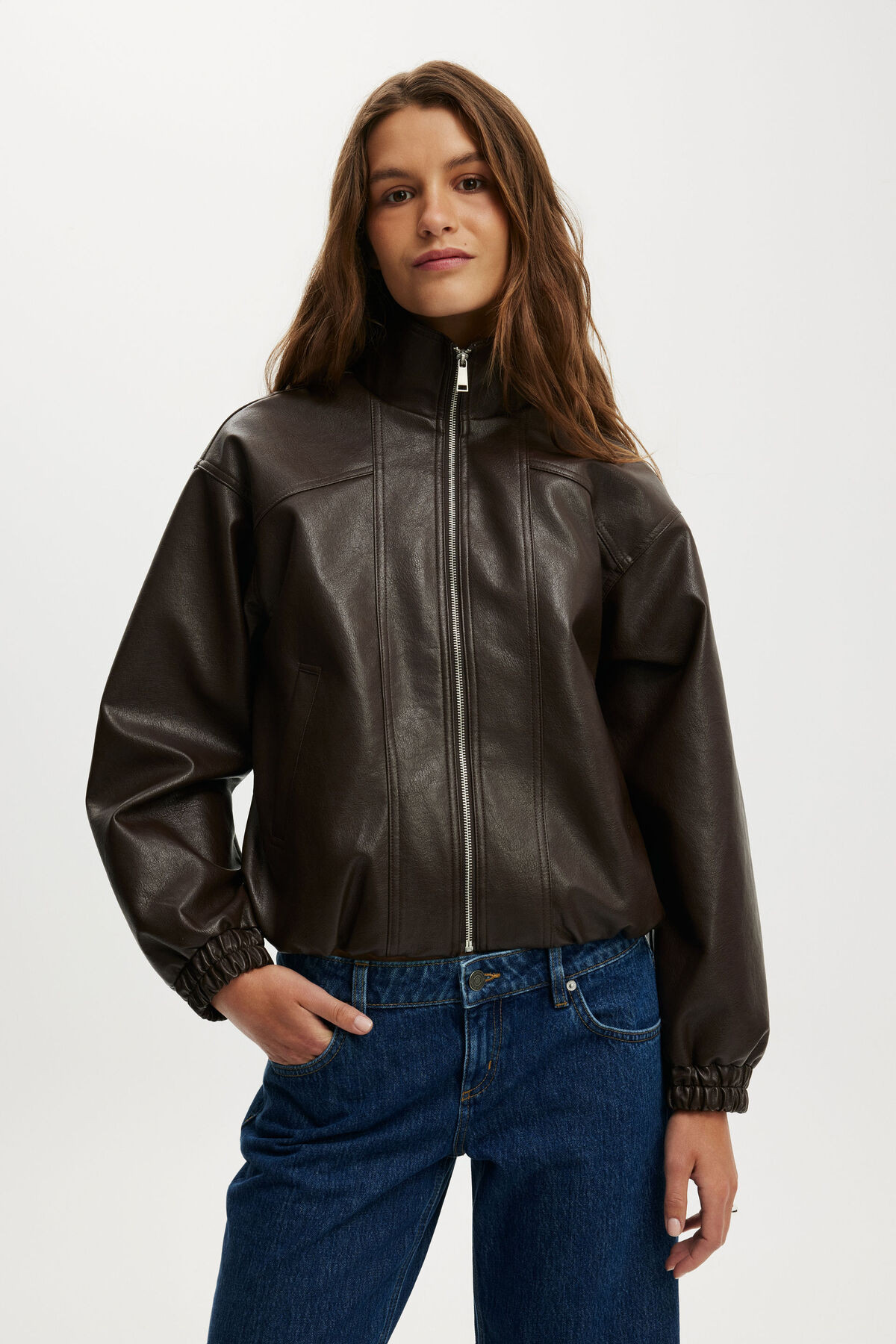 Ada Funnel Neck Bomber | Cotton On (ANZ)
