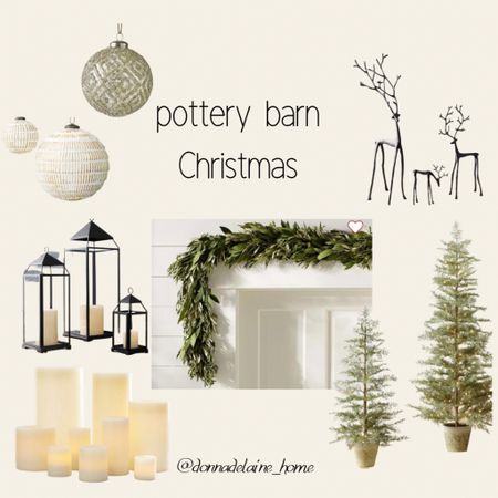 Pottery barn Christmas faves! 
Holiday trees ornaments 

#LTKhome