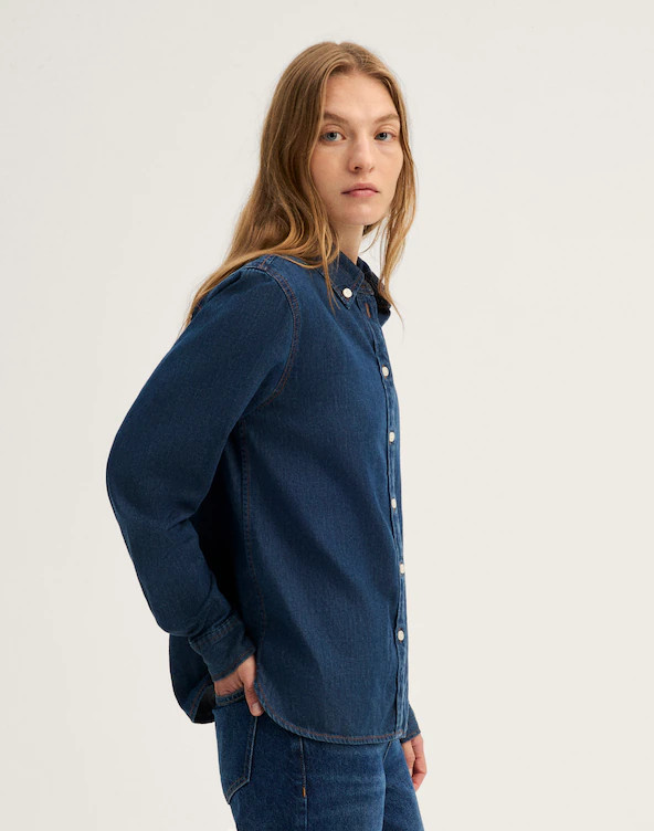 Denim Tuckable Button-Down Shirt | Madewell