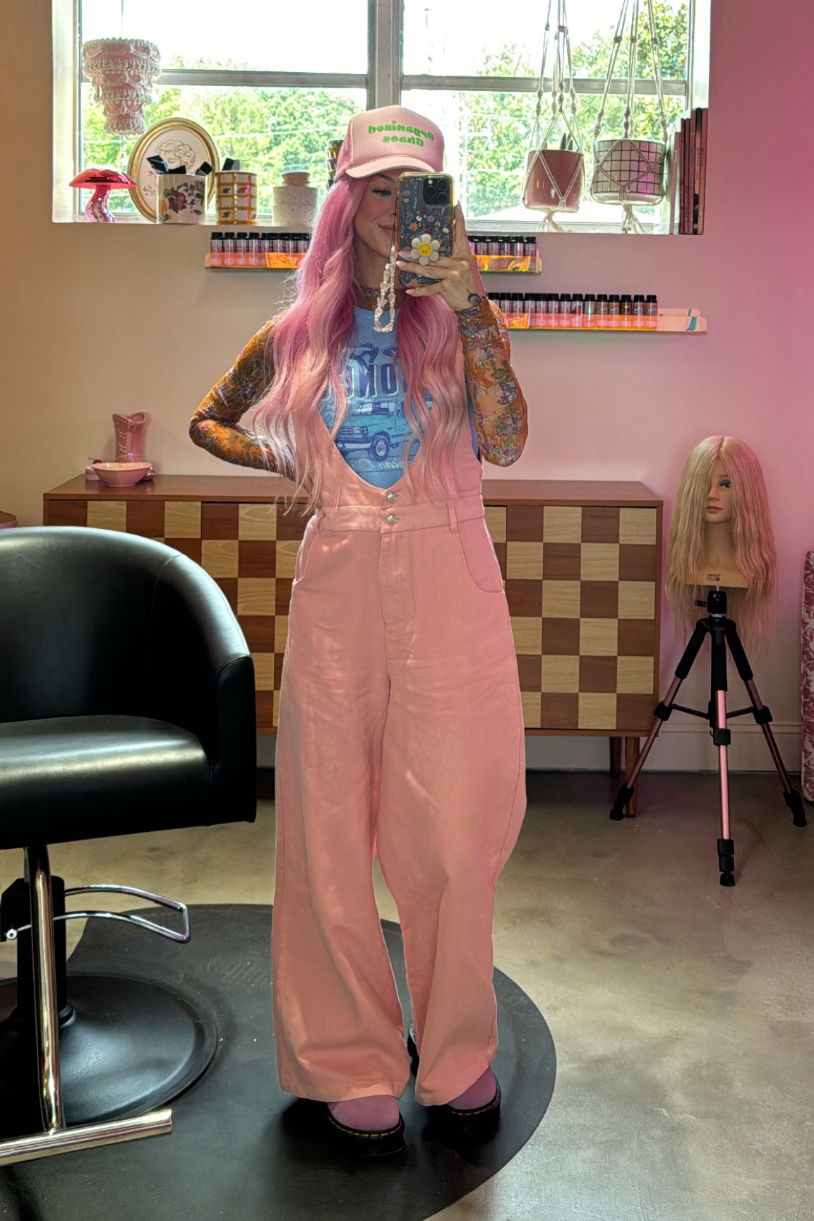 studio fit :) 
pink jumper/overalls size S 
Cksquared code; allynicole
Slater Vintage code; ALLY