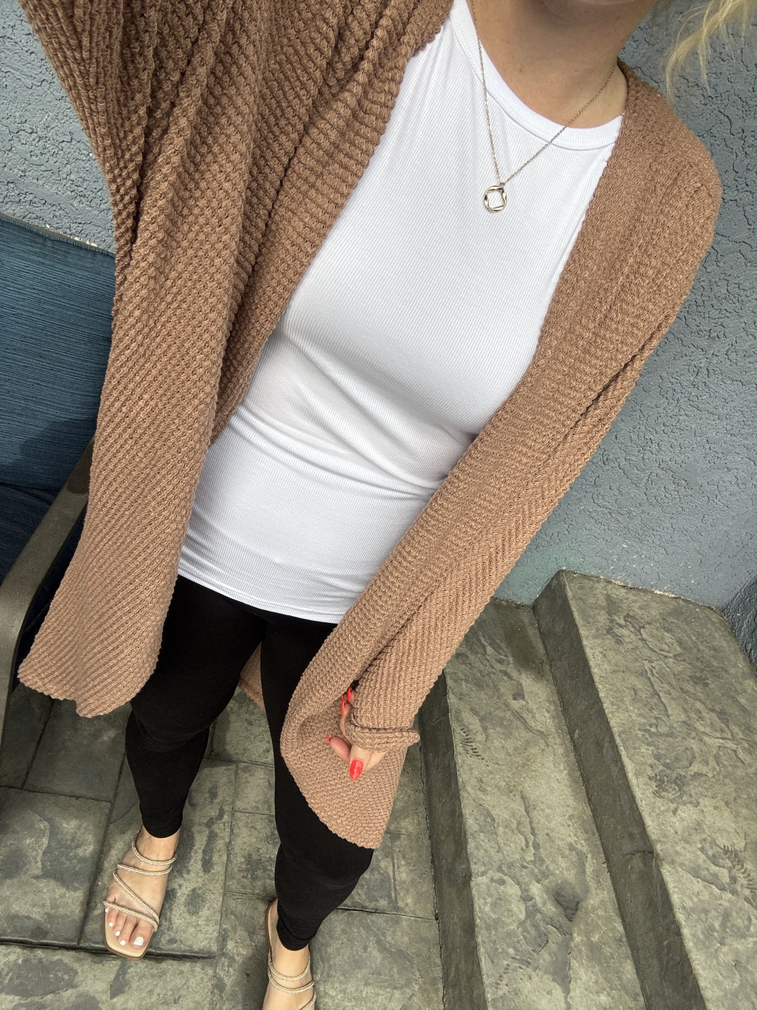 Casual outfit idea from amazon — white tee, waffle knit cardigan, leggings and sandals 






Amazon outfits every outfit inspo, outfit ideas, casual outfits amazon, amazon outfits every day, spring outfits 2026, summer outfits

#LTKPetite #LTKootd #LTKSaleAlert