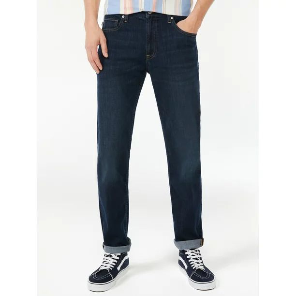 Free Assembly Men's Mid Rise Slim Jeans | Walmart (US)