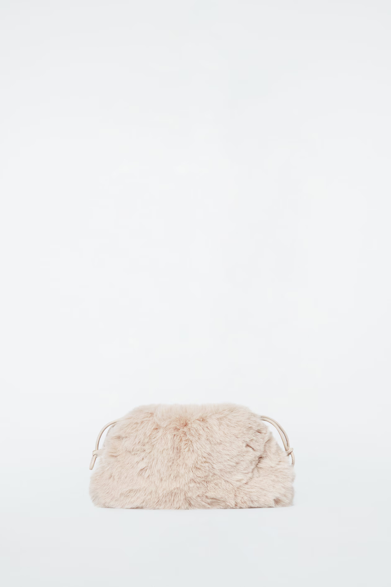 CAVATELLI MINI CLUTCH BAG - FAUX FUR - OFF-WHITE | COS US | COS (US)