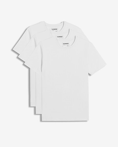 3 Pack Slim Stretch Crew Neck T-Shirts | Express