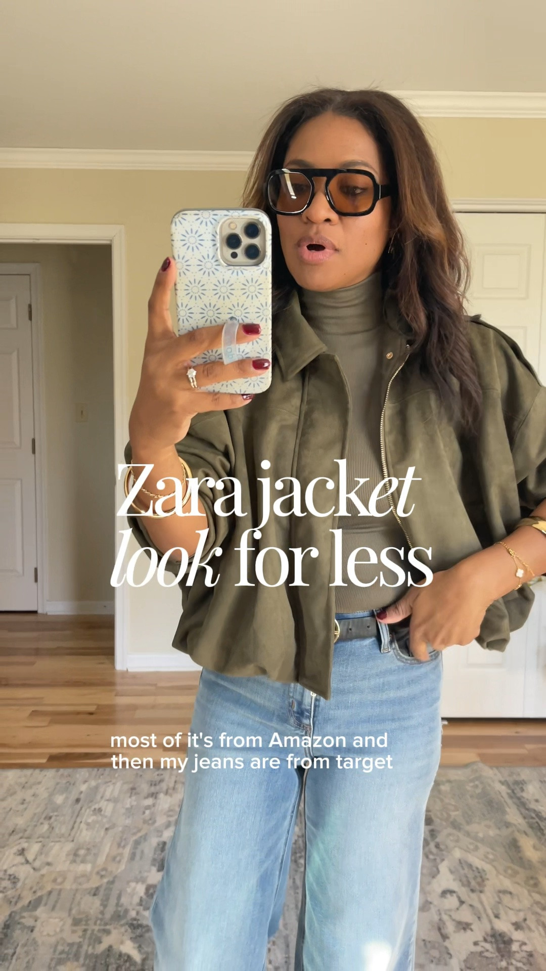 Jacket and jeans restocked! I am wearing a small in jacket and size 4 in jeans

#LTKgrwm #LTKootd #LTKOver40