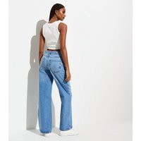 Blue Adalae Wide Leg Jeans New Look | New Look (UK)