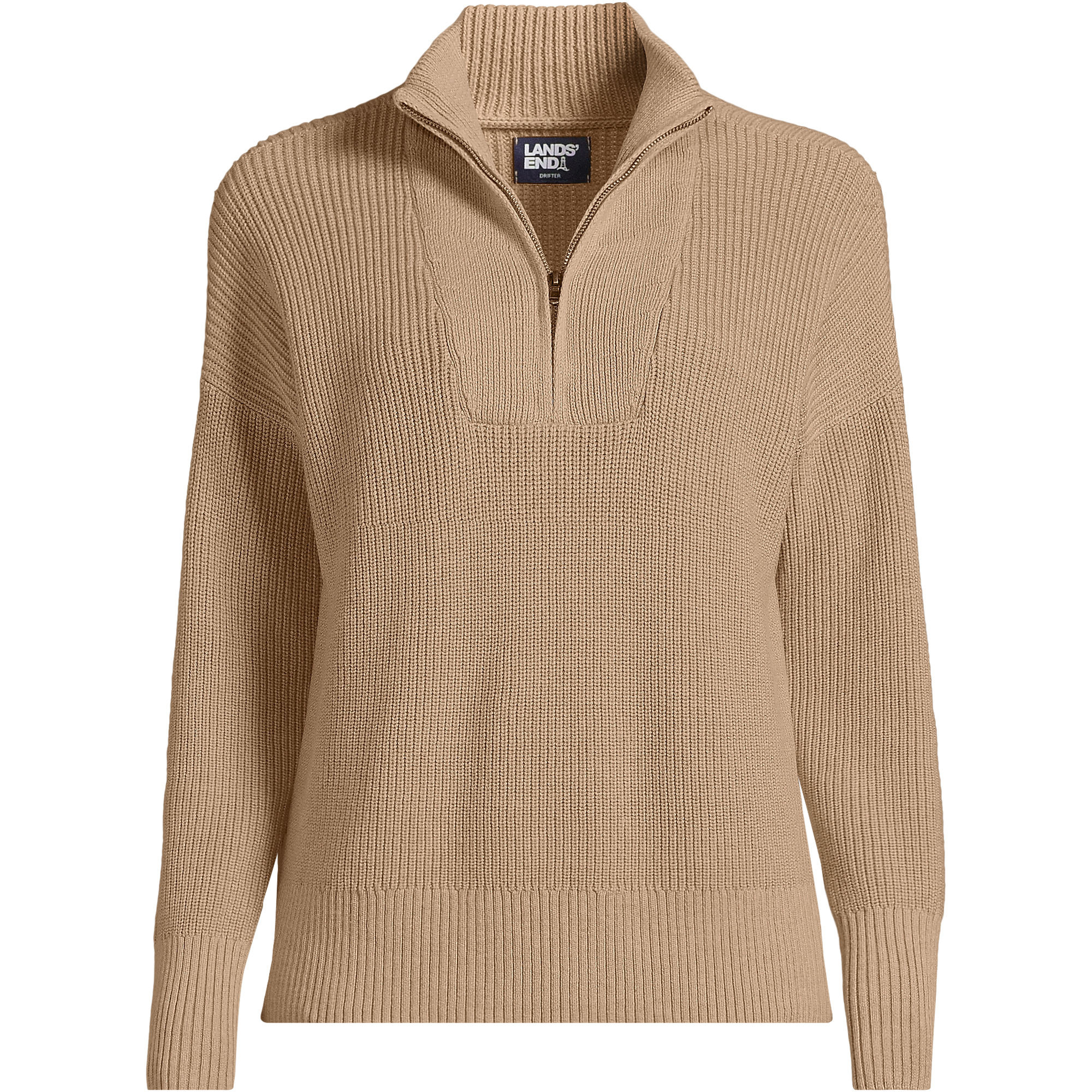 Women's Drifter Quarter Zip Pullover Sweater | Lands' End (US)